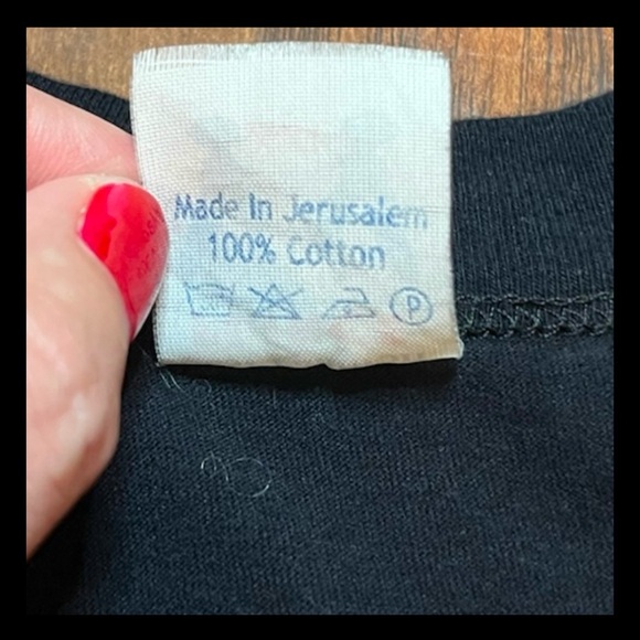 Vintage Jerusalem Rose Graphic Tee XXL – Made in Jerusalem - Picture 5 of 7